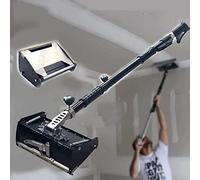 BEESOM Machine de Rendu de Boîtes Plates pour Cloisons Sèches, Boîte De Finition Plate pour Cloisons Sèches avec Poignée Rétractable, Mastic pour Cloisons Sèches Composé De Boue,12in