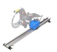 BEESOM Rail Scie Annulaire Béton 9800w,scie sans Balais sur Rail,Support Coupe Automatique,Mise Longueur/Bascule Rotative+Alliage D'aluminium 1,5/2/2,5/3m+pour Béton Barres d'acier Sols Murs 2.5