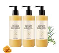 Beeswax Body Serum,Waterless Body Oil Moisturizer with Avocado Oil,Huile pour le Corps,Vanilla Body Lotion for Crepey Skin,Castor Oil & Shea Butter,Lightweight Wet Skin Formula for Soft Radiant (3)
