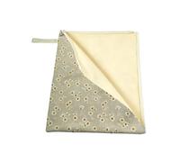 Beeswax Bread Bag Reusable Large Breathable Linen Storage Pouch, petit chrysanthème, verwijzen naar de beschrijving, Unisexe
