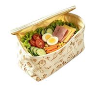 Beeswax Bread Bag - Wide Opening Zipper Food Storage with Handle