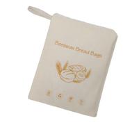 Beeswax Bread Bag, Zippered Storage Pouch Goods, Reusable Homemade Bag, Eco-Friendly Kitchen Storage, Freshness Keeper for Sandwiches, Baked Goods, Home, Restaurant Countertop