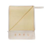 Beeswax Lined Bread Bag - Reusable Fresh Storage Organizer For Baked Goods | Cotton Food Saver For Loaf, Sandwich, Dough, Kitchen Countertop, Freezer, Home, Camping Trips