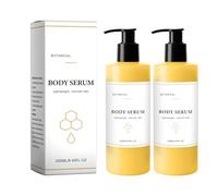 Beeswax Sérum corporel hydratant sans eau avec karité de ricin d'avocat, formule légère pour peau humide pour un aspect doux, lisse et éclatant, vanille douce