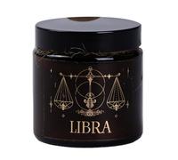 BeesWax World - Bougies en cire d'abeille 100% naturelle, faites à la main avec mèche en coton - Bougies décoratives et durables - Motifs signes du zodiaque (Balance)