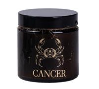 BeesWax World - Bougies en cire d'abeille 100% naturelle, faites à la main avec mèche en coton - Bougies décoratives et durables - Motifs signes du zodiaque (Cancer)