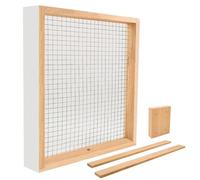 BeeTech Planche à bonbons en forme de ruche avec 8 cadres pour abeilles peinte à la main