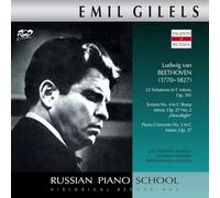 Beethoven : 32 Variations Op.191 - Sonate N°4 - Concerto N°3 / Emil Gilels