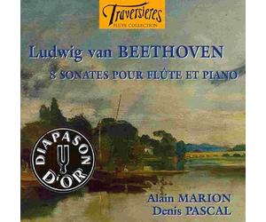 Beethoven : 8 Sonates pour Flûtes et Piano/Alain Marion & Denis Pascal