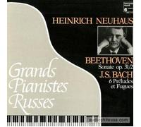 Beethoven, Bach: Grands Pianistes Russes (LP)