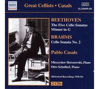 Beethoven - BEETHOVEN / BRAHMS: Cello Sonatas (Casals) (1930-1939)