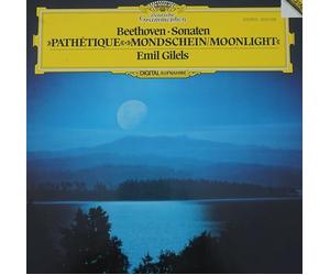 BEETHOVEN - BEETHOVEN / EMIL GILELS sonaten - pathetique, mondschein/moonlight, 2532 008