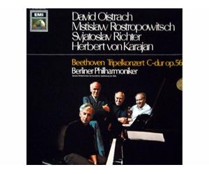 Beethoven - Berliner Philharmoniker, David Oistrach, Mstislaw Rostropowitsch, Svjatoslav Richter, Herbert von Karajan - Tripelkonzert C-Dur Op.56 (FOC) [Vinyl LP record] [Schallplatte]