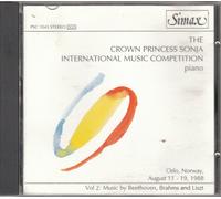 Beethoven/Brahms/Liszt Crown Prince Sonja Piano Competition 1988 (Hill) (CD)