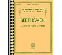 Beethoven Complete Piano Sonatas | Recueil de Chansons 32 Sonates Classiques Piano Volume Unique | Partition Reliure Spirale Pianistes Avancés | Schirmer Library Classics 2103 Bülow Lebert Intégrale