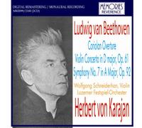 Beethoven : Coriolan Overture / Violon Concerto in D major / Symphonie, n° 7 in A major