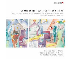 Beethoven, Fauré, Loeffler : Trios pour flûte, violoncelle et piano. Koga, Lomakov, Kurek.