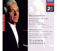 Beethoven: Favourite Piano Sonatas / Vladimir Ashkenazy by Vladimir Ashkenazy