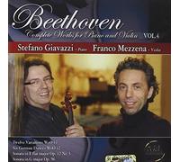 Beethoven Giavazzi Stefano Mezzena Franco - Complete Works for Piano and Violin Vol.4 [Import]