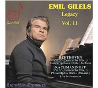 Beethoven / Gilels - Emil Gilels Legacy 11 [Compact Discs]