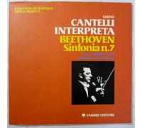 Beethoven - Guido Cantelli: Interpreta Beethoven Sinfonia n. 7; In la Maggiore op 92; Philharmonia Orchestra; I Grandi Interpreti Della Musica [LP Record]