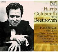 Harris Goldsmith – Sonates pour piano n°5 op10, n°21 op53, n°31 op11, n°17 op31 & Bagatelles op126
