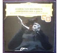 BEETHOVEN, HERBERT VON KARAJAN, BERLIN PHILHARMONIC ORCHESTRA - BEETHOVEN, HERBERT VON KARAJAN, BERLIN PHILHARMONIC ORCHESTRA symphonies nos. 8 and 9, 2 x lp, gatefold, SLPM 2707 013