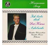 Beethoven: Hermann Prey, Bariton. Ich liebe dich. Der Kuss op. 128. Adelaide op. 46. Günther Weissenborn und Gerald Moore, Klavier. Extended Play. Single Vinyl. Columbia C 50579