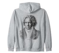 Beethoven - Joueur de Piano compositeur de Musique Classique imprimé Sweat à Capuche