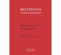 Beethoven Klaviersonate Nr. 25 G-dur Op. 79: Urtext. Ausgabe mit Fingersatz