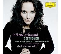 HELENE GRIMAUD/BEETHOVEN/SKD/JUROWSKI - Piano Concerto 5: Emperor / Piano Sonata 28 in a