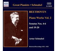 Artur Schnabel – Sonates pour piano Vol. 2 – Import – NAXOS
