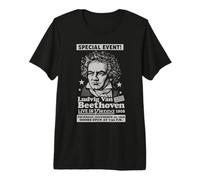 Beethoven Live in Vienna 1808 Compositeur de Musique Classique T-Shirt Haut de Gamme