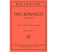 Beethoven Ludwig Two Romances Op. 40 and 50 Violin and Piano by Zino Francescatti - International