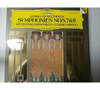 BEETHOVEN Ludwig Van (Germania) - BEETHOVEN, Ludwig van: Symphony nr.7 in A major, op.92; Symphony nr.8 in F major, op.93 -- Claudio Abbado (cond), Wiener Philharmoniker - Deutsche Grammophon (1988) Printed in Germany --