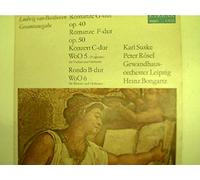 Beethoven, Ludwig van - Gesamtausgabe,Romanze G-dur op.40, RomanzeF-dur op.50, Konzert c-dur WoO5(Fragment)für Violine und Orchester, Rondo B-dur WoO6 für Klavier und Orchester,