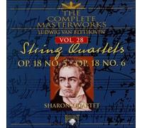 Beethoven Ludwig Van - The Complete Masterworks String Quartets Vol 28 OP. 18 Nos. 5-6 [Import]