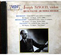 Beethoven/Mendelssohn Concerto Violon