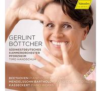 Beethoven, Mendelssohn, Kasseckert : Concertos et œuvres pour piano et orchestre. Böttcher, Handschuh.