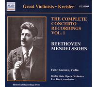 Kreisler - Beethoven & Mendelssohn - Violon - Import (1924-1927)