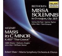 Beethoven: Missa Solemnis In D major, Op. 123; Mozart: Mass In C Minor, K. 427 The Great by Robert Shaw (1990-01-01)