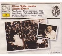 Beethoven : Missa Solemnis / Stravinski : Pulcinella / Dukas : L' Apprenti Sorcier