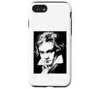 Beethoven Musique Classique Piano Professeur Histoire Coque pour iPhone SE (2020) / 7/8