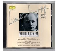 Beethoven : Piano Concerto 3; Mozart : Piano Concerto 20 & Rondo K382 - Wilhelm Kempff
