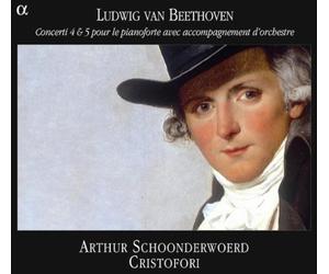 Beethoven: Piano Concertos Nos 4 & 5 /Schoonderwoerd * Ensemble Cristofori by Alpha (2005-11-08)