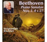 Beethoven : Sonates pour piano n° 3, 4 & 27
