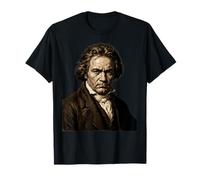Beethoven Portrait Epic Composer and Pianist Classical Music T-Shirt