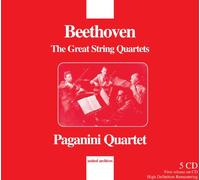 Beethoven : Quatuors à cordes n° 1, 2, 4 et 5 Op. 18, n° 1, 2 et 3 Op. 59, n° 10 Op. 74, n° 14 Op. 131, n° 15 Op. 132 et n° 16 Op. 135