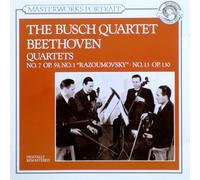 Beethoven : quatuors à cordes n° 7, 1 & 13 / The Busch Quartets - CD
