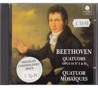 Beethoven : Quatuors opus 18 n° 5 et 6